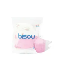 Khẩu Trang Bisou 5D Kids Hồng (5-12 Tuổi)